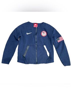 Nike Tech Fleece Team USA Olympic Crew Youth Size Medium Sweater Jacket 2016